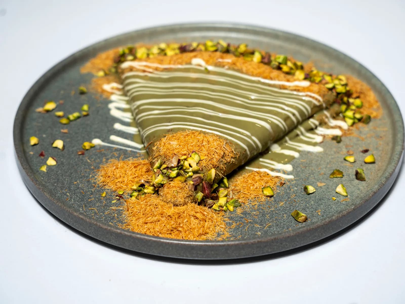 Crepe pistache kunafa
